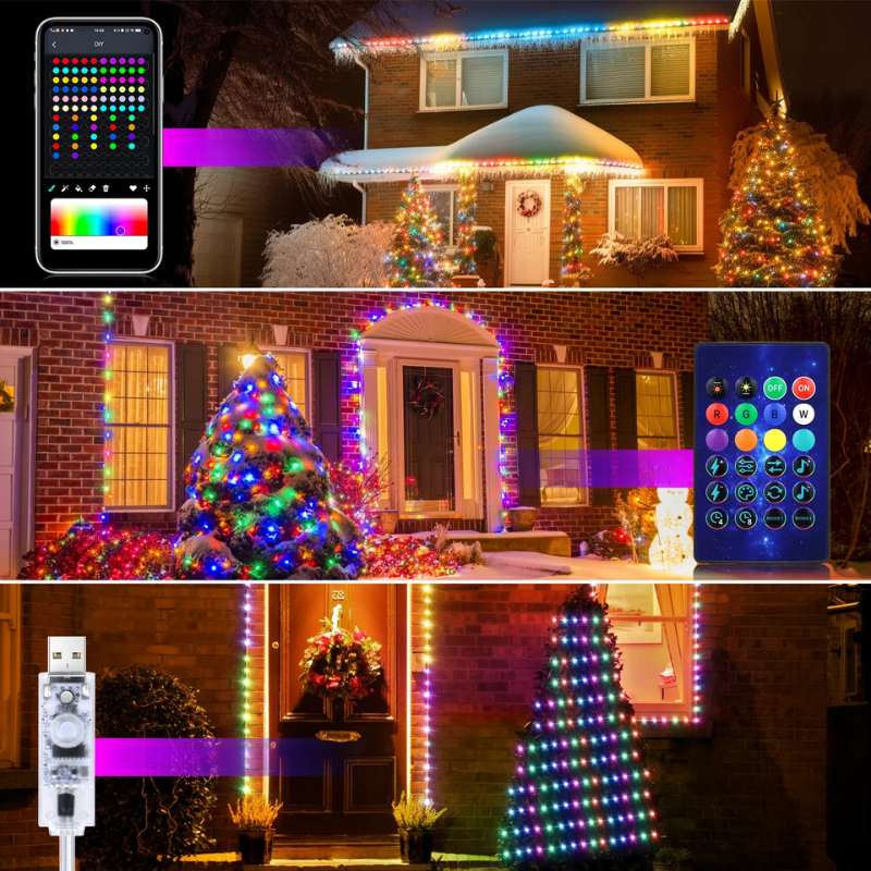 LED String Lights for Outdoor and Indoor – Colourful Party and Festive Lighting