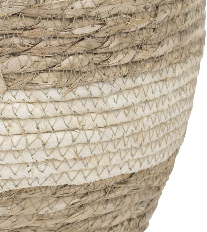 Handcrafted Trio Seagrass Planters