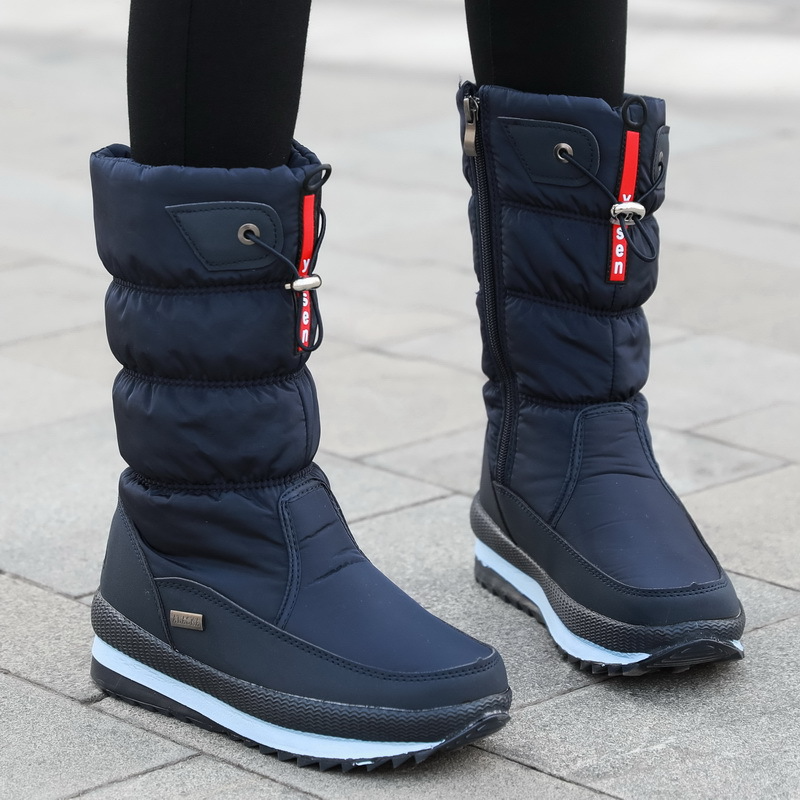Women's Warm Winter Boots | Zip Up