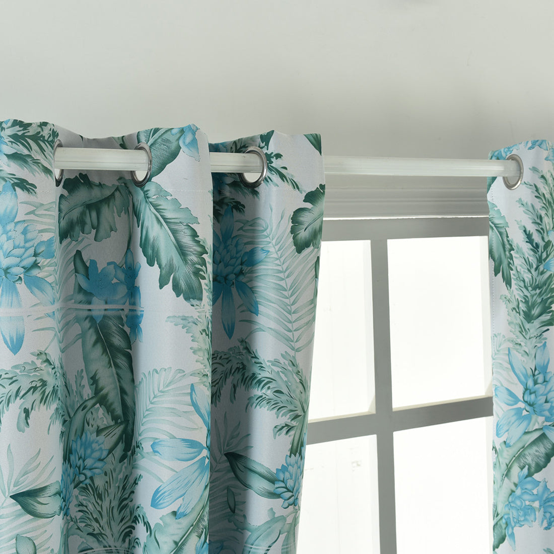 Blackout Curtains with Nature Motif – Light-Blocking Thermal Curtains for Living Room & Bedroom