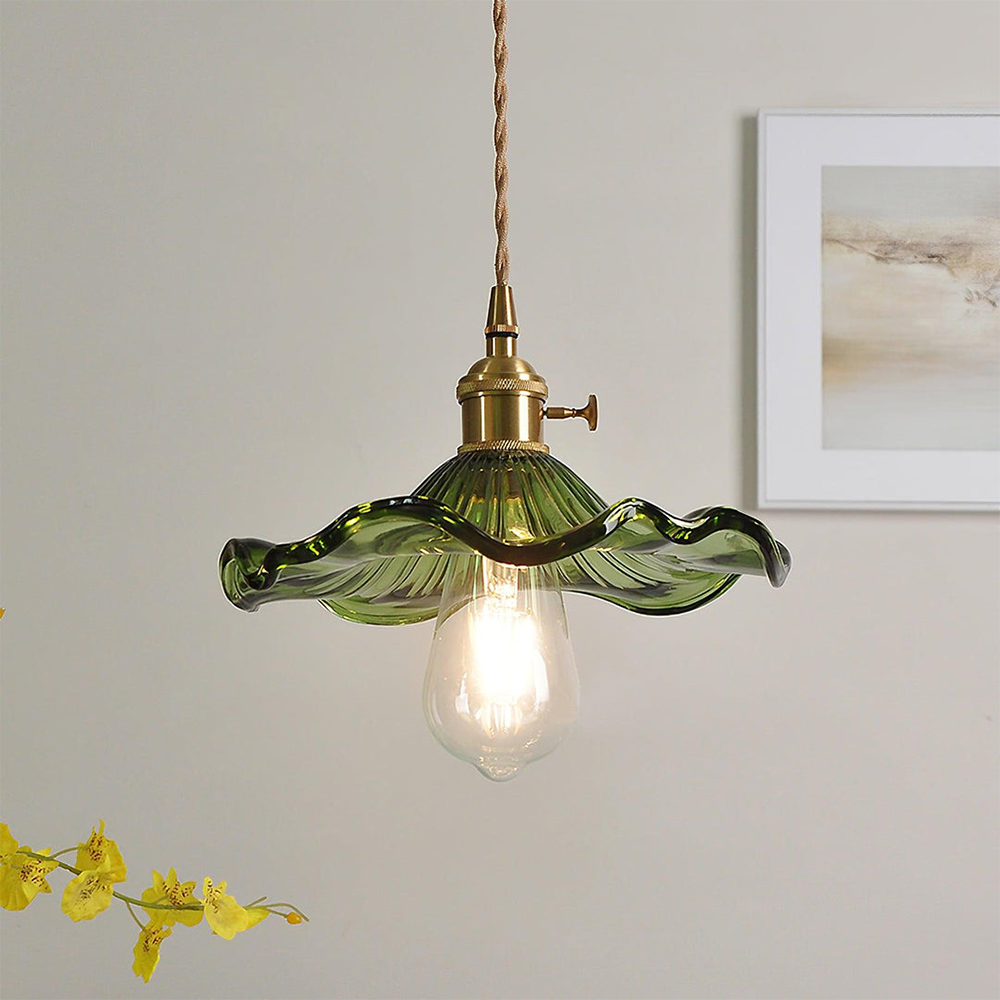 Elegant Hibiscus Flower Pendant Light