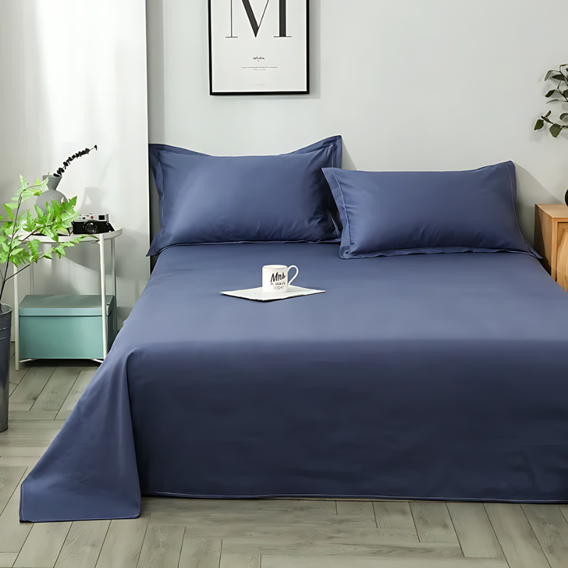 Luxurious Flat Sheet Made from Organic Cotton – Soft, Breathable Sheet for Ultimate Sleep Comfort