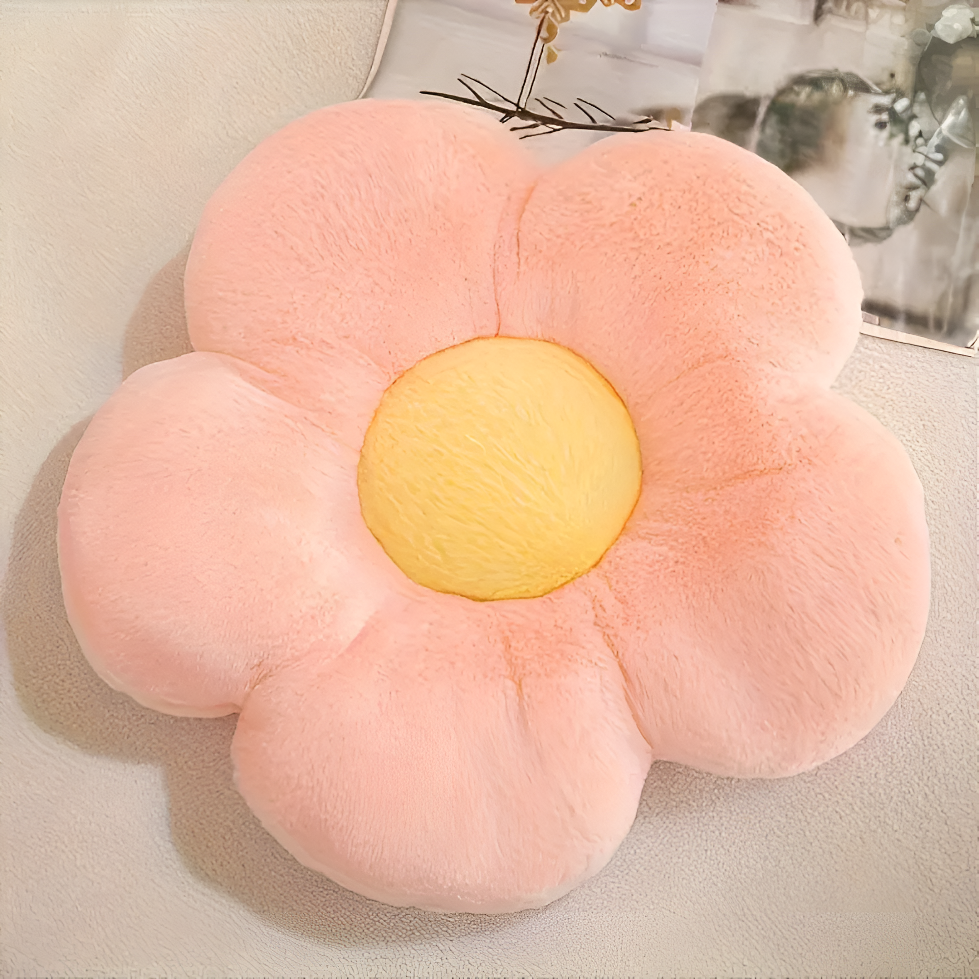 Floral Shaped Floor Pillow