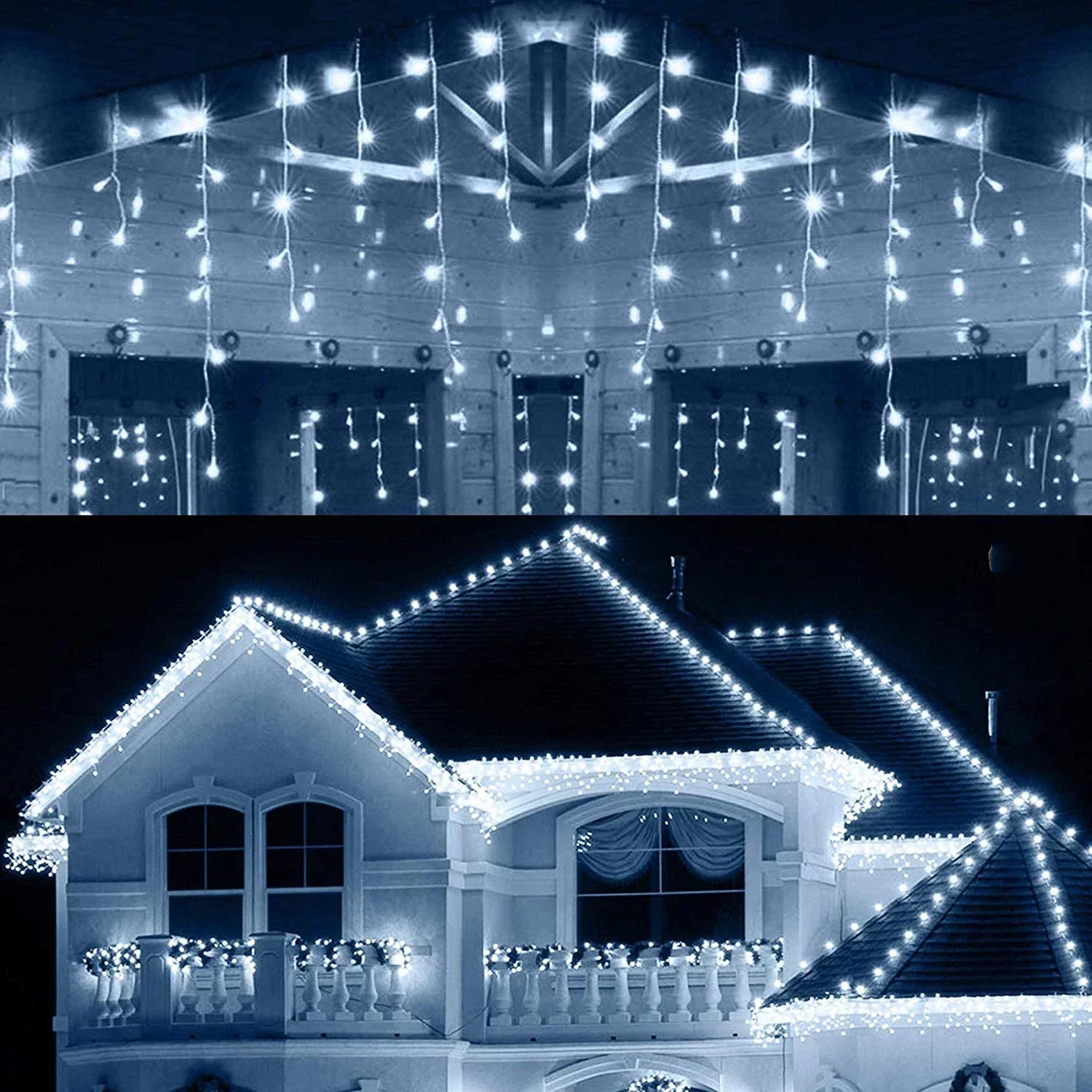 Colourful LED String Lights for Outdoors – Christmas and New Year Lighting for Home and Garden