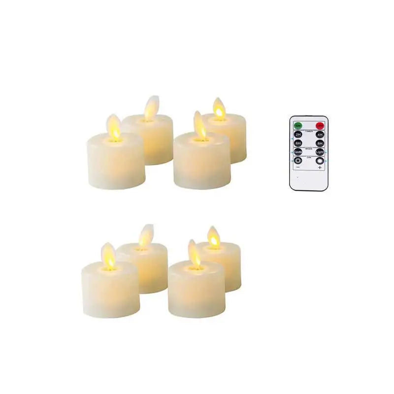 Remote-Controlled Flameless LED Candle Set