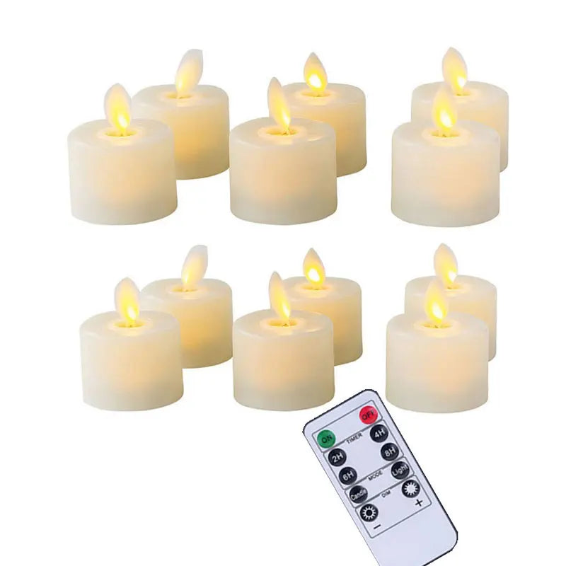 Remote-Controlled Flameless LED Candle Set