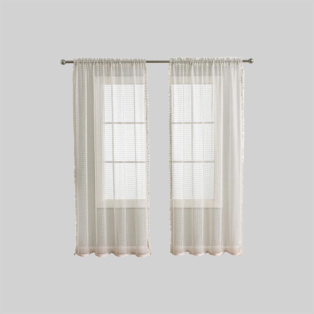 Beige Voile Curtains – Elegant and Soft Window Decoration for Any Room