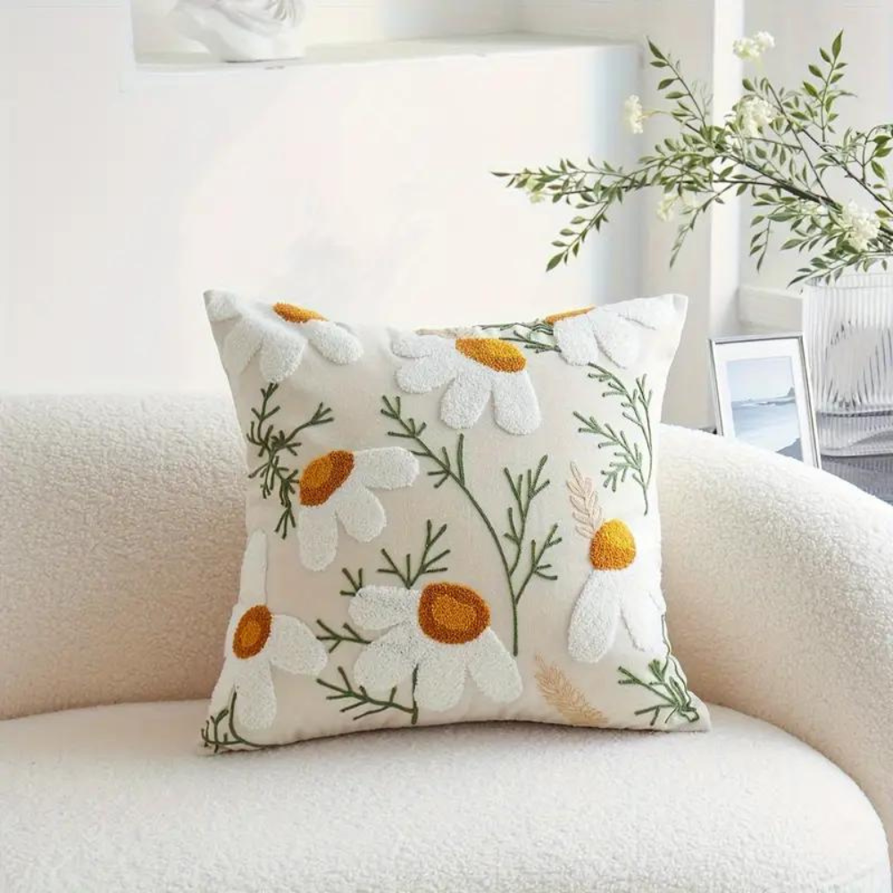 Nature Inspired Soft Decorative Cushion Cover