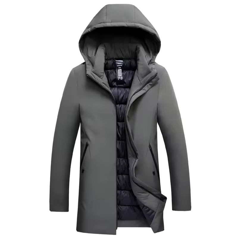Men's Warm Winter Jacket | Hooded