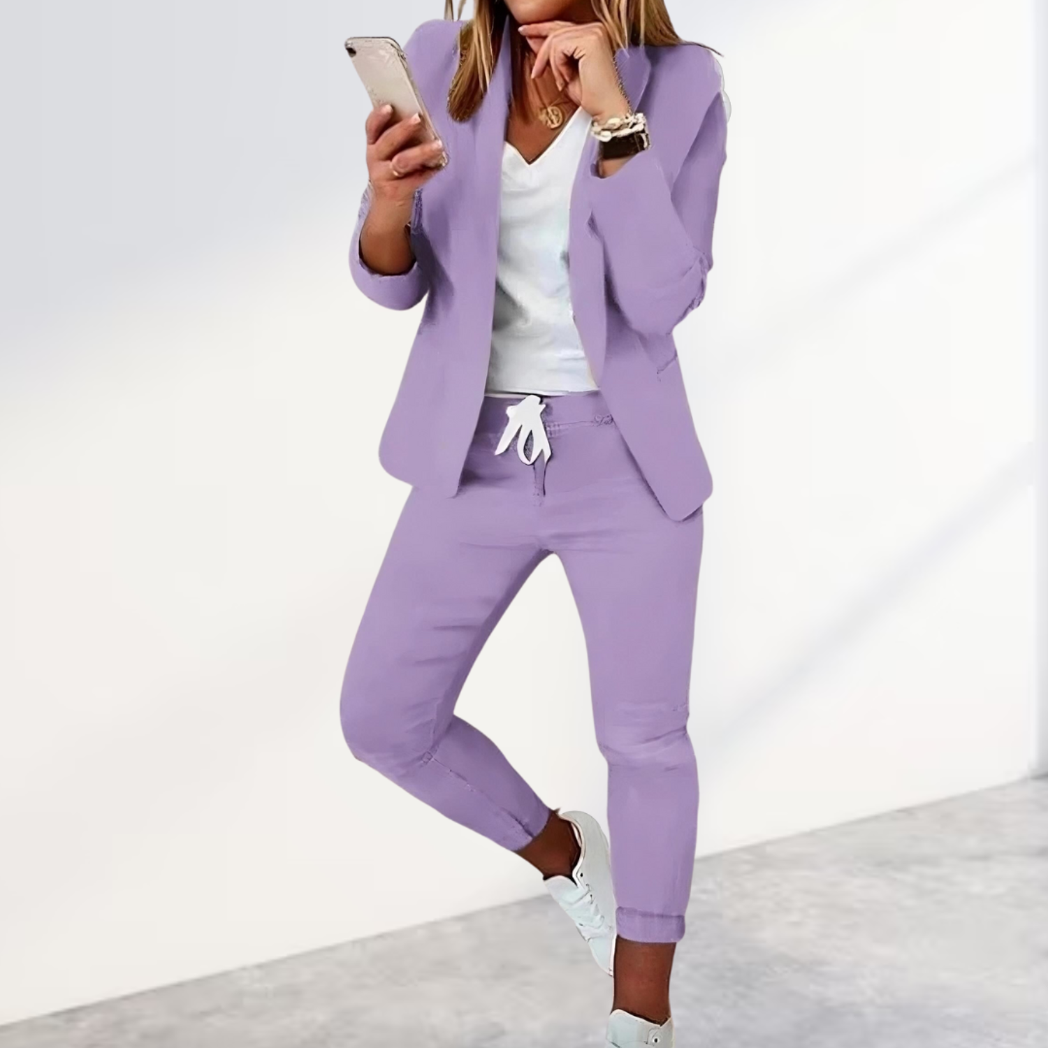 Women's Formal Blazer & Pants Set | Two Piece