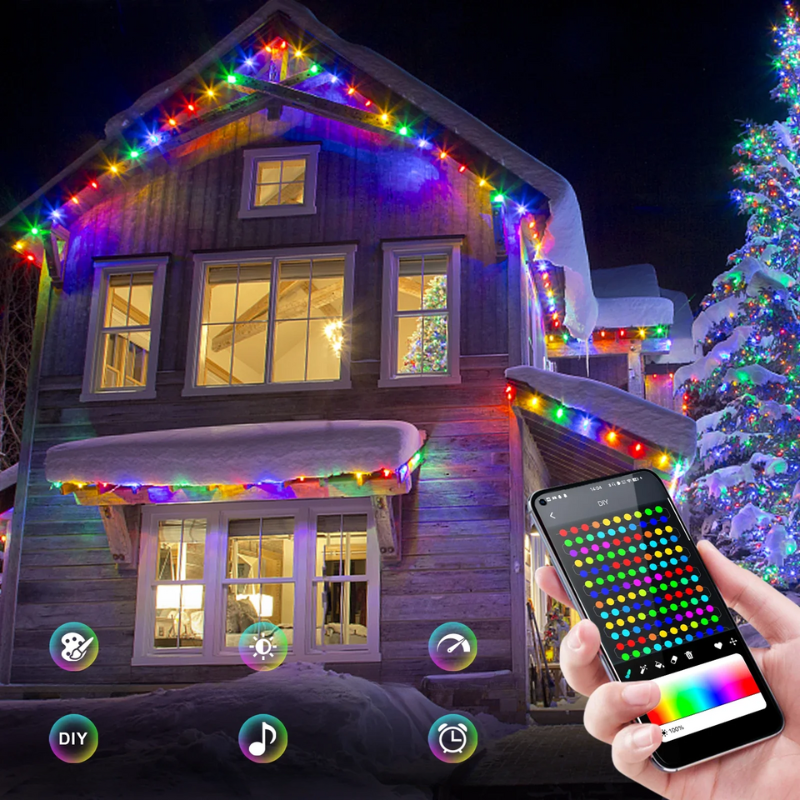 LED String Lights for Outdoor and Indoor – Colourful Party and Festive Lighting