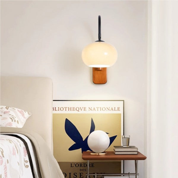 Rotatable Bauhaus Wall Lamp Made of Glass – Elegance and Flexibility for Your Home