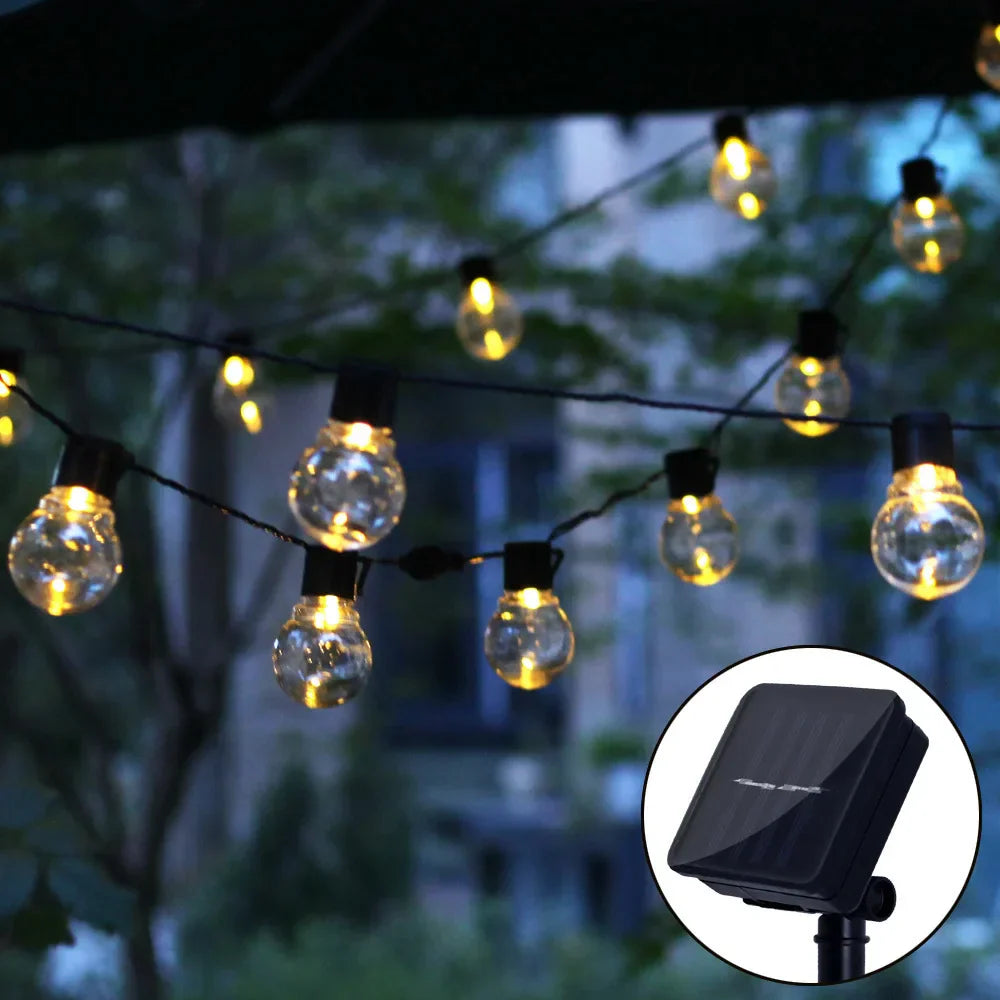 LED Solar String Lights for Outdoors – Eco-Friendly Garden and Terrace Lighting