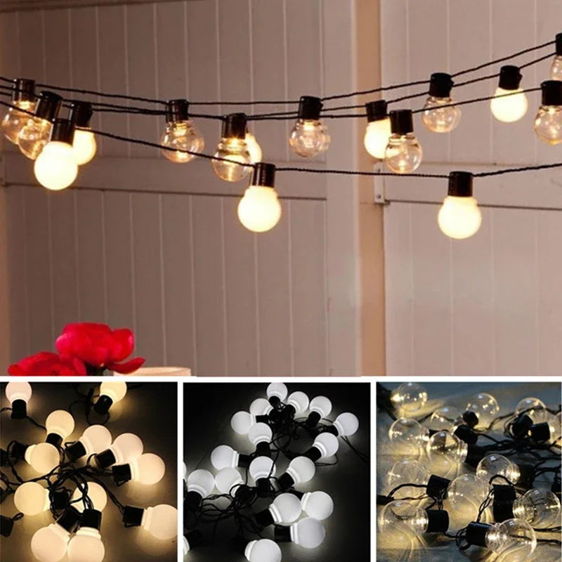 LED Solar String Lights for Outdoors – Eco-Friendly Garden and Terrace Lighting