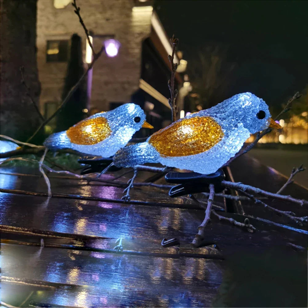 LED Bird Fairy Lights for Indoor and Outdoor Use – Decorative, Weatherproof Lighting for Garden & Balcony