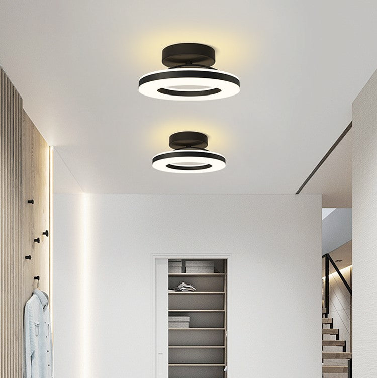 Modern Round LED Ceiling Light for Stylish Hallways