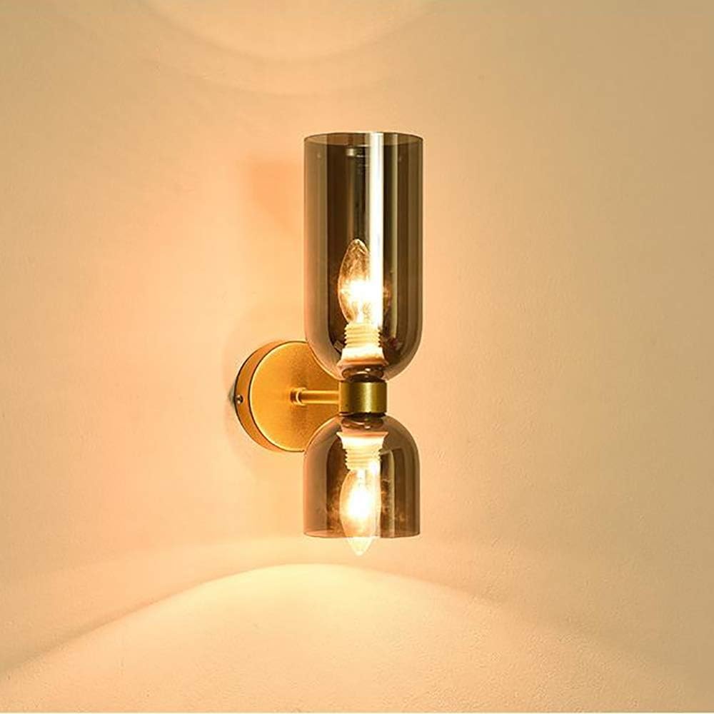 Double-Headed Glass Wall Light – Stylish and Elegant Lighting for Your Home