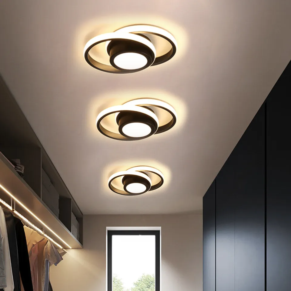 Modern Minimalist Halo Duo Ceiling Light
