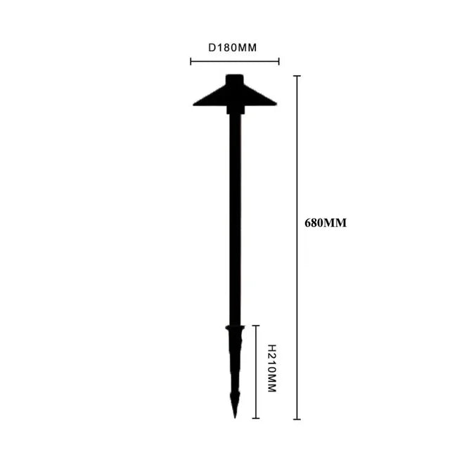 Solar LED Path Light for Garden and Outdoor Use – Weatherproof, Energy-Saving & Decorative