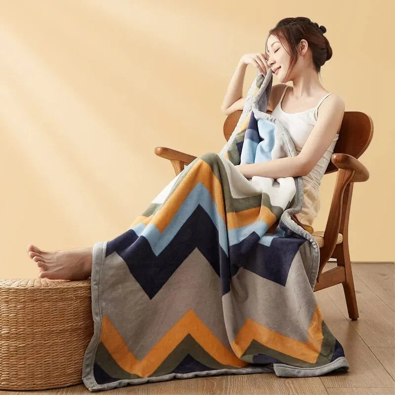 Warmth Throw Blanket for Chilly Evenings