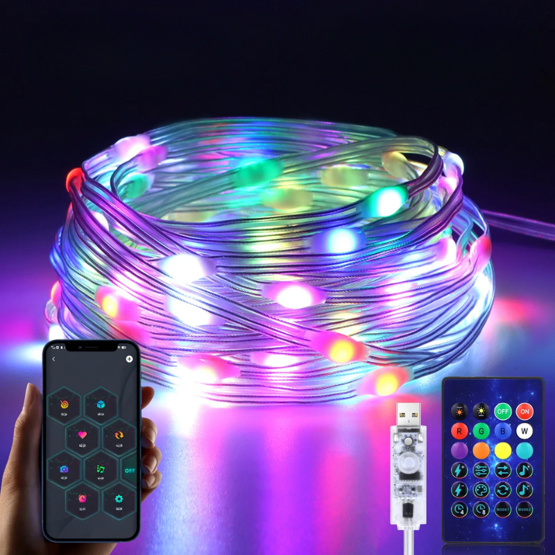 LED String Lights for Outdoor and Indoor – Colourful Party and Festive Lighting