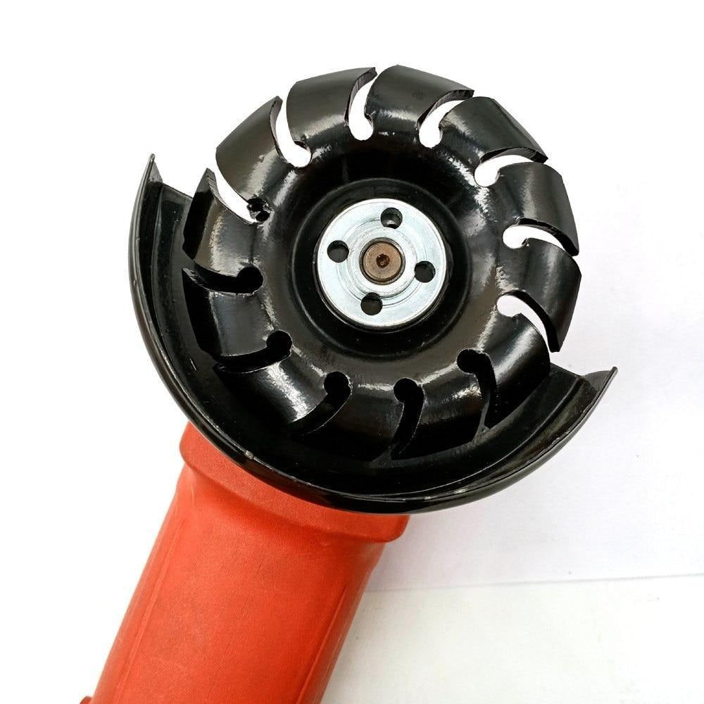 Woodworking Disc for Angle Grinder – Tooth Grinding Disc for Wood Carving and Shaping, Ideal for Quick Material Removal