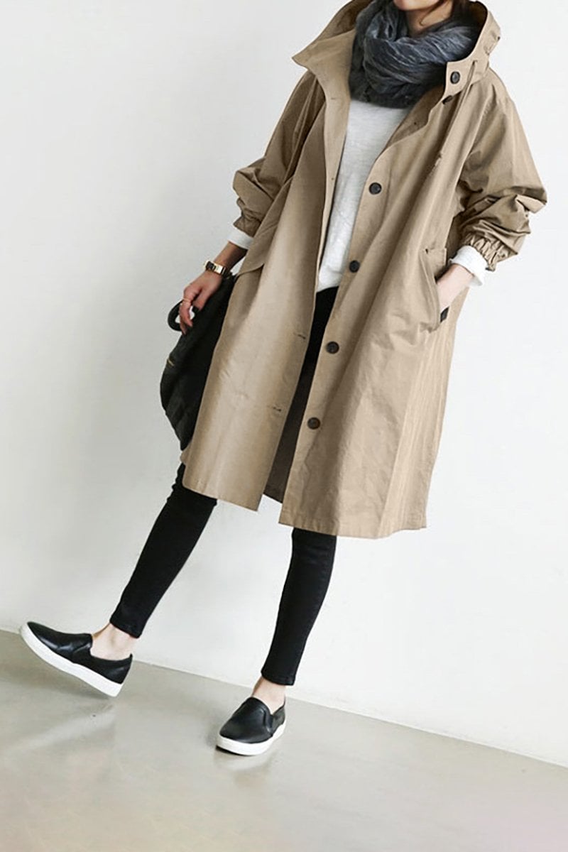 Women's Warm Trench Coat | Winter