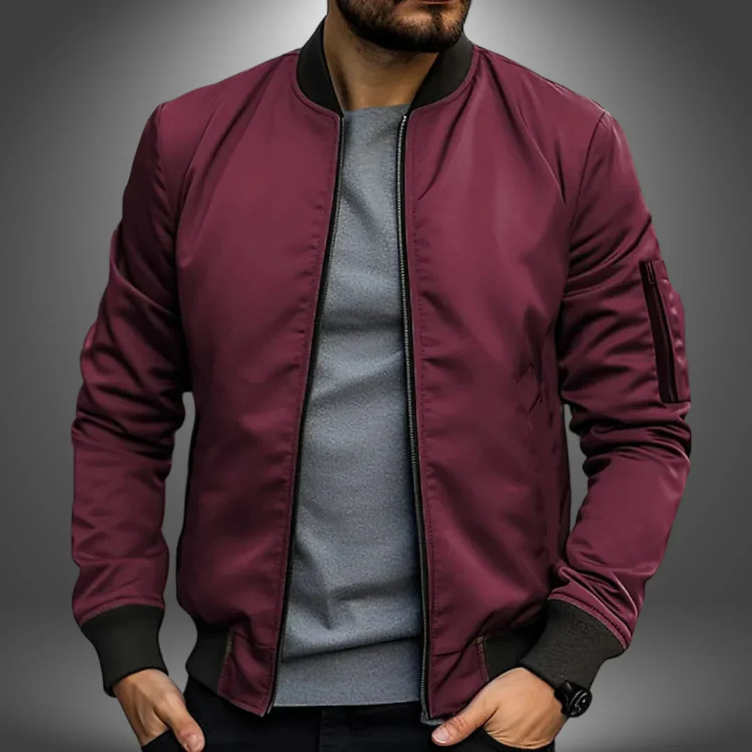 Men's Modern Style Jacket | Full Zip