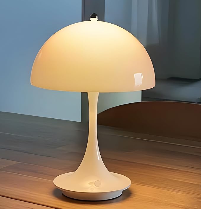 Wireless Table Lamp – Modern LED Table Light, Rechargeable and Dimmable for Living Room and Office