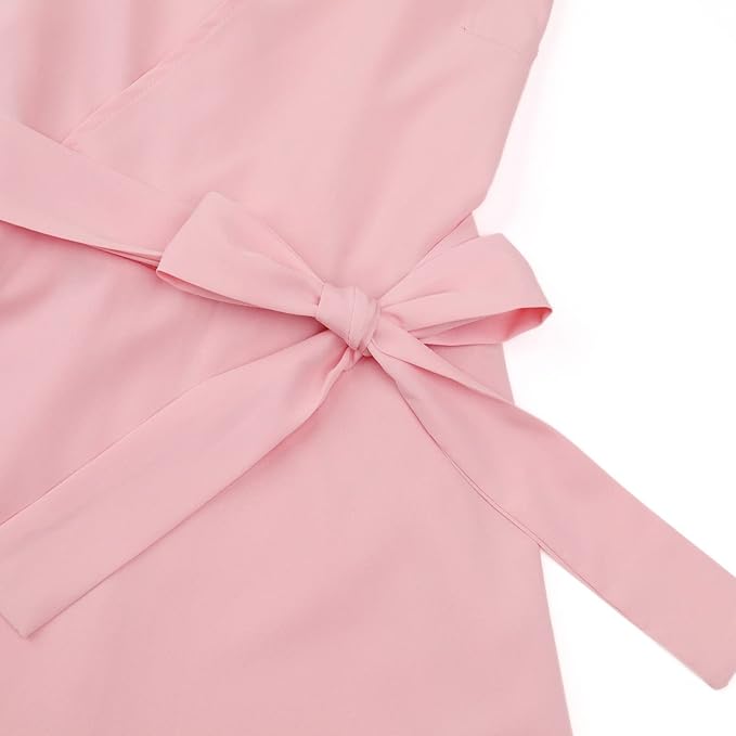 Women's Wrap V Neck Wedding Guest Dress | Maxi