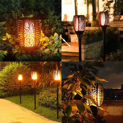 Solar Torch Lights for Outdoor Garden Decoration