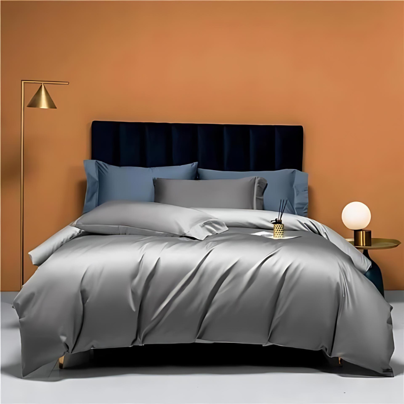 Reversible Bedding Set Made of Egyptian Cotton in Bright Colours – Luxurious and Soft for Maximum Sleep Comfort