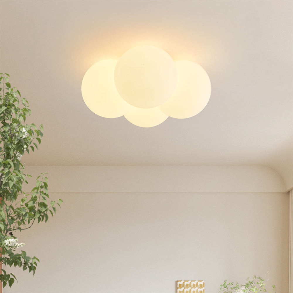Cozy Cloud-Inspired LED Ceiling Lights