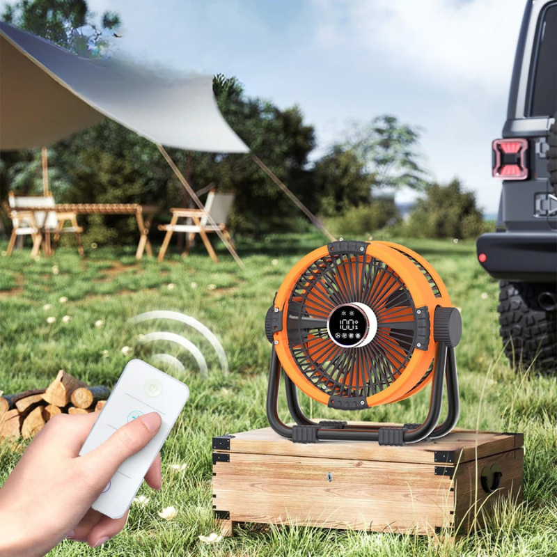 Rechargeable Camping Table Fan