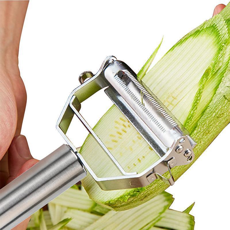 Practical and Safe Vegetable Peeler – High-Quality Stainless Steel Peeler for Vegetables and Fruits, Ergonomic and Easy to Clean, Perfect for the Kitchen