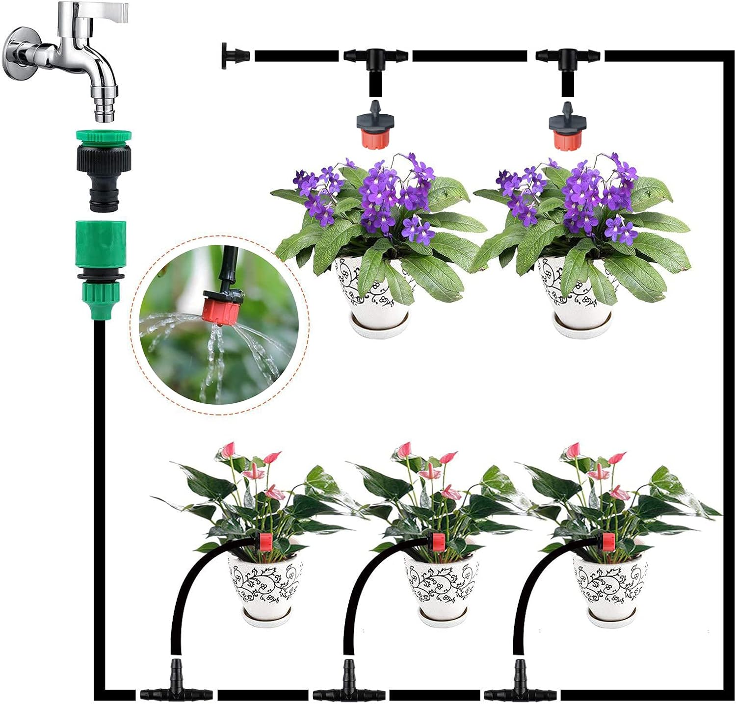 Automatic Irrigation System for Garden & Balcony Plants