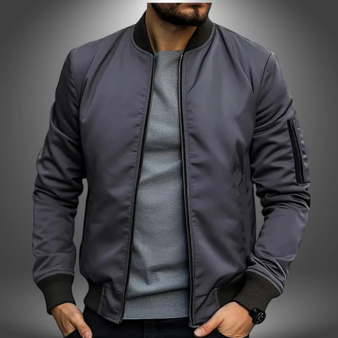 Men's Modern Style Jacket | Full Zip