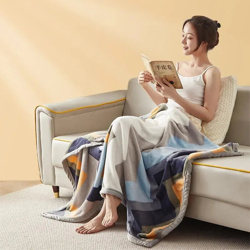Warmth Throw Blanket for Chilly Evenings