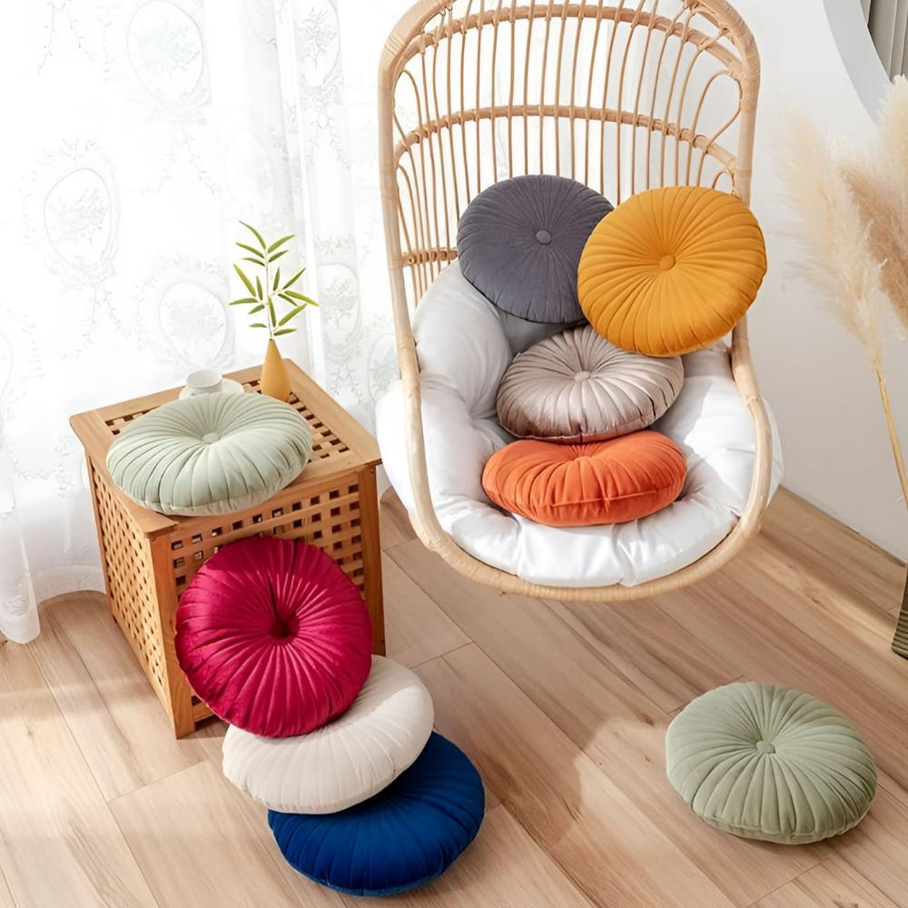 Cozy Pumpkin-Shaped Pillow
