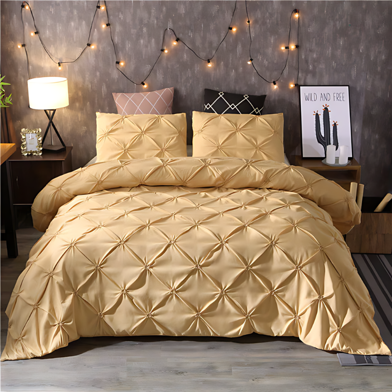 Stylish Duvet Cover with Pillowcases – Comfortable Bedding for Restful Sleep