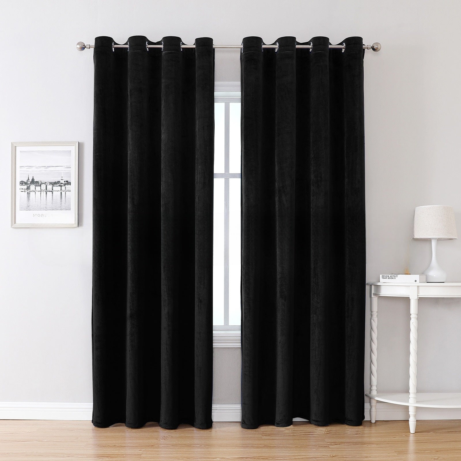 Thermal Velvet Curtains, Blackout and Insulating for Bedrooms