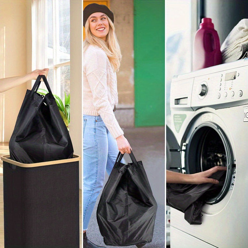 Foldable Dual-Use Storage Bag for Recycling & Bottle Storage