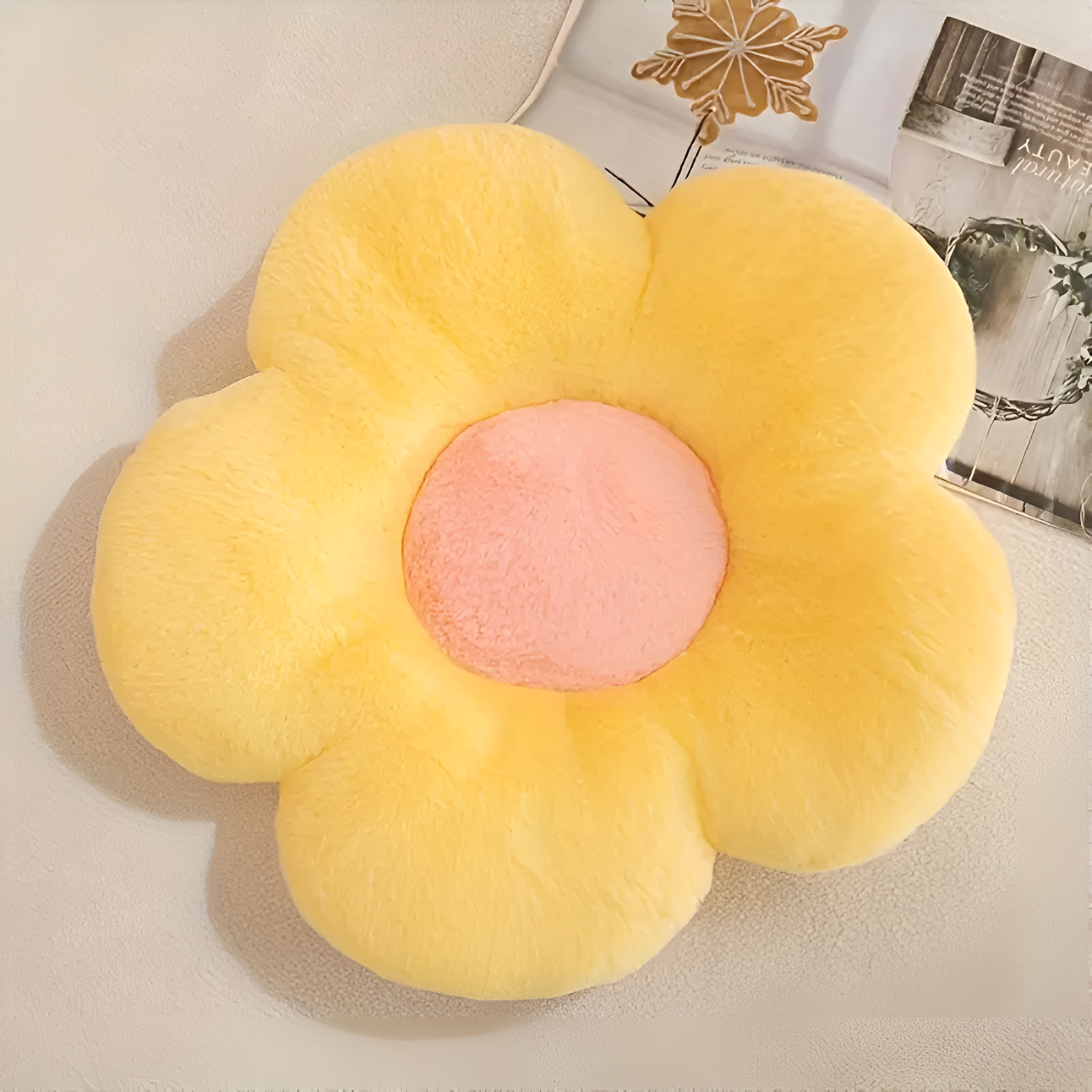 Floral Shaped Floor Pillow