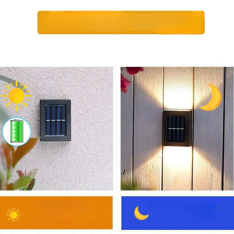 Solar Wall Light Outdoor – Energy-Efficient Solar Lamp for Terrace, Winter-Proof and Weather-Resistant