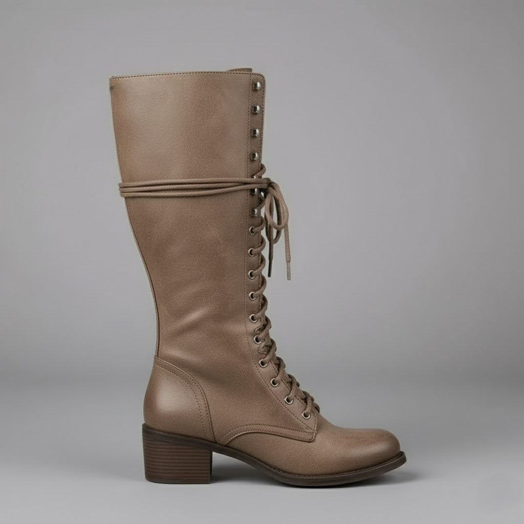Women's Winter High Boots | Lace Up