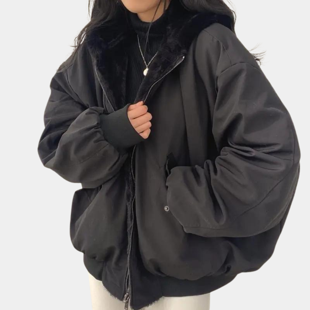 Women's Winter Oversized Jacket | Zip Up