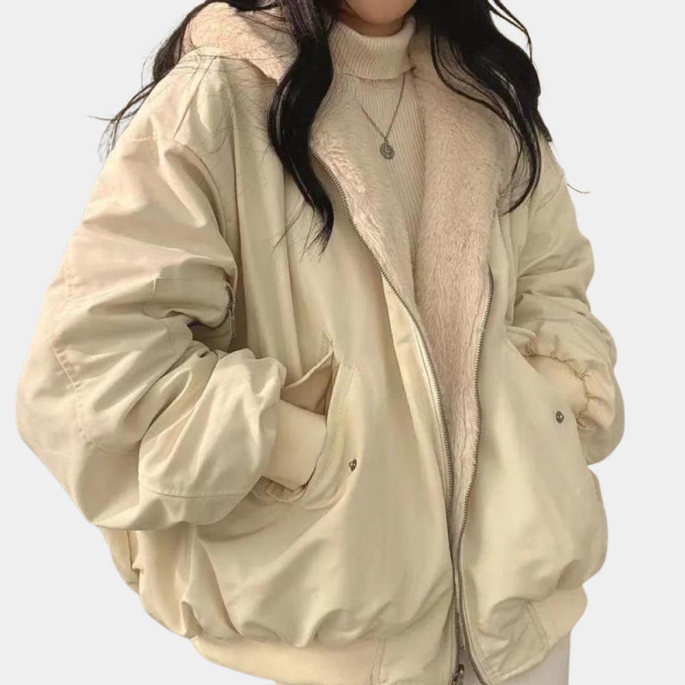 Women's Winter Oversized Jacket | Zip Up