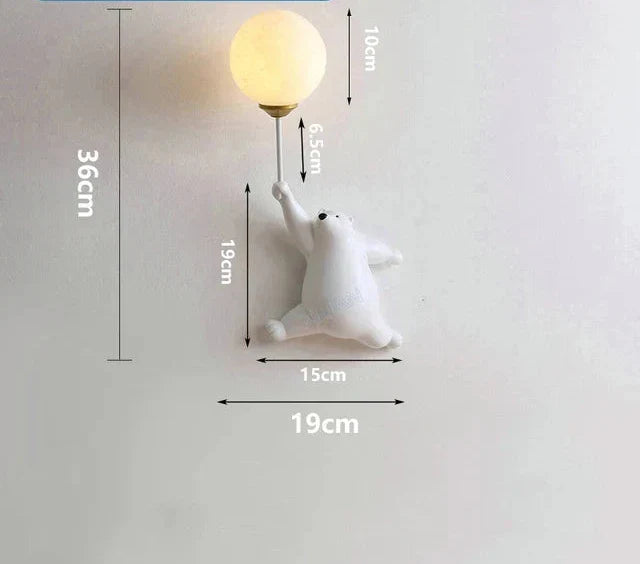 Cartoon Wall Light for Children's Room – LED Wall Lamp for Kids