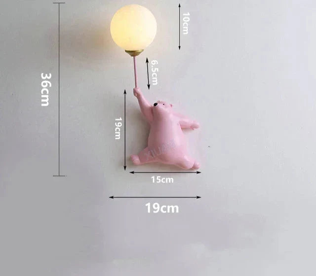 Cartoon Wall Light for Children's Room – LED Wall Lamp for Kids