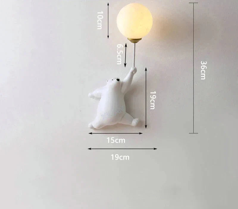 Cartoon Wall Light for Children's Room – LED Wall Lamp for Kids